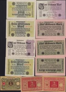 Lot of World paper money: Germany (25) ... 