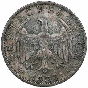 Germany, Weimar Republic 2 reichsmark 1925 A ... 