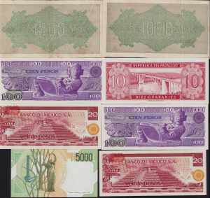 Lot of World paper money: Germany, Paraguay, ... 