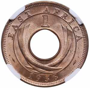 British East Africa 1 cent 1956 H - NGC MS ... 