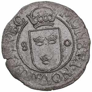 Sweden 1/2 öre 1580 - Johan III (1568-1592) ... 
