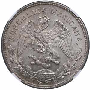 Mexico Peso 1909 MO-GV - NGC MS 63 ... 