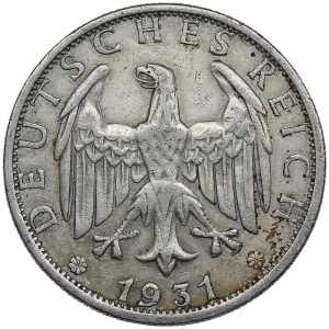 Germany, Weimar Republic 2 reichsmark 1931 E ... 
