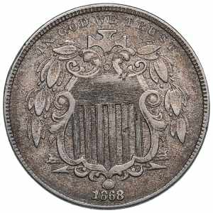 USA 5 cents 1868 5.04g. ... 