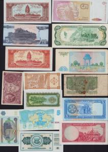 Lot of World paper money: Dominican ... 