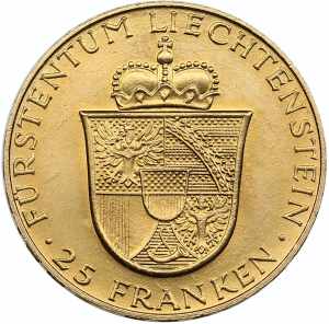 Liechtenstein 25 franken 1956 - Prince Franz ... 