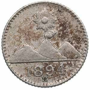 Guatemala 1/4 real 1894 ... 