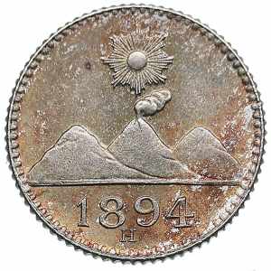 Guatemala 1/4 real 1894 ... 