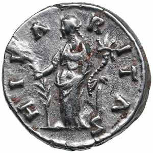 Roman Empire AR Denarius - Faustina II (wife ... 