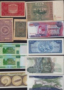 Lot of World paper money: Poland, Belarus, ... 