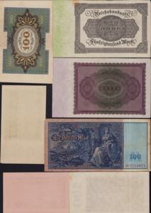 Lot of World paper money: Germany (7) ... 