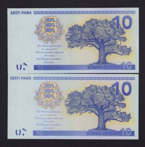 Estonia 10 krooni 2008 (2) Commemorative. ... 