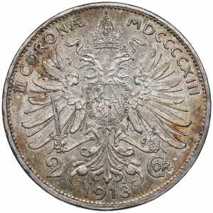 Austria 2 corona 1913 - Franz Joseph I ... 