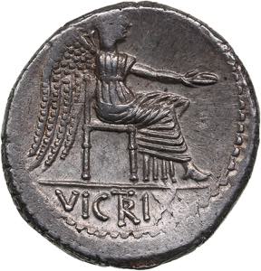 Roman Republic AR Denarius - Porcia. M. ... 