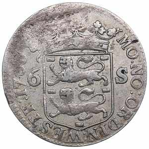 Netherlands, West Friesland 6 stuiver 1708 ... 