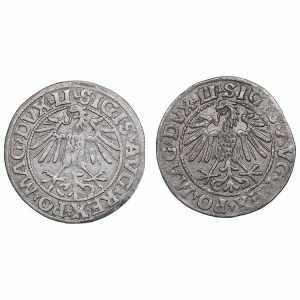 Poland-Lithuania 1/2 grosz 1548, 1549 (2) ... 
