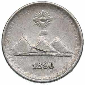 Guatemala 1/4 real 1890 ... 