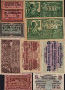 Collection of Germany, Lithuania Kowno ... 
