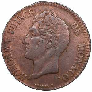Monaco 5 centimes 1837 M ... 