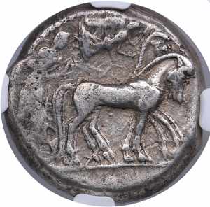 Sicily, Syracuse AR Tetradrachm c. 480-475 ... 
