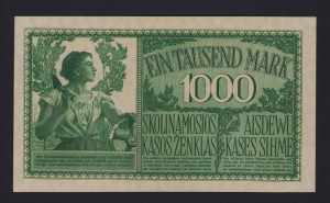 Germany, Lithuania Kowno (Kaunas) 1000 mark ... 