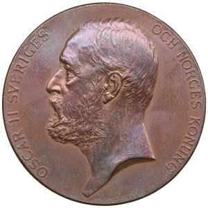 Sweden Medal 1895 - Oscar II (1872-1907) ... 