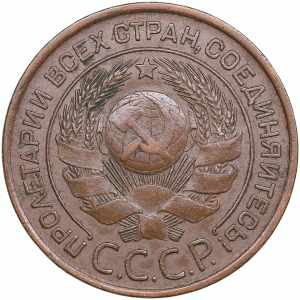 Russia, USSR 3 kopecks 1924 9.64g. XF/XF