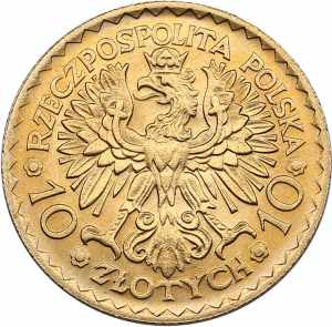 Poland 10 zlotych 1925 3.23g. AU/UNC ... 