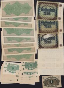 Lot of World paper money: Germany (29) ... 