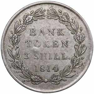 Great Britain Bank Token 3 Shilling 1814 ... 