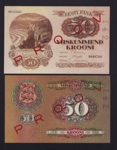 Estonia 50 krooni 1929 - ... 