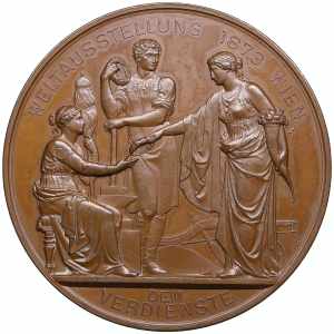 Austria Medal 1873 - Vienna World Exhibition ... 