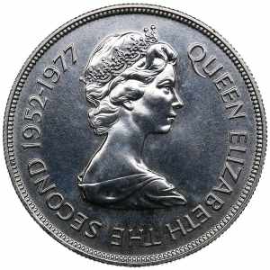 Mauritius 25 rupees 1977 28.26g. UNC/UNC