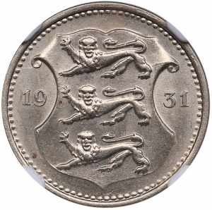 Estonia 10 senti 1931 - NGC MS 63 Mint ... 