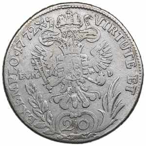 Austria 20 Kreuzer 1772 R-EVMD - Joseph II ... 