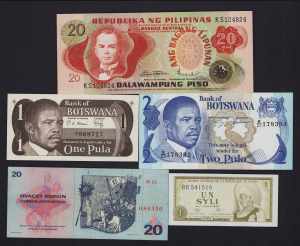 Lot of World paper money: Philippines, ... 