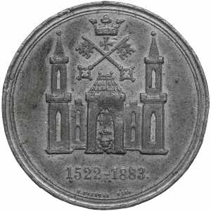Latvia medal On the 400th birthday of Martin ... 