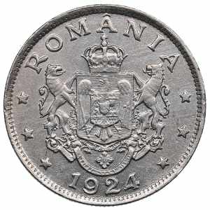 Romania 2 lei 1924 6.87g. AU/AU An ... 