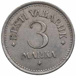 Estonia 3 marka 1922 ... 