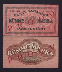 Estonia 10 marka 1922 - ... 