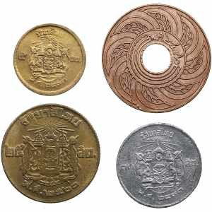 Small collection of Thailand coins (4) ... 