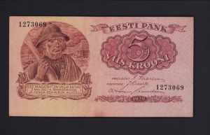 Estonia 5 krooni 1929 ... 