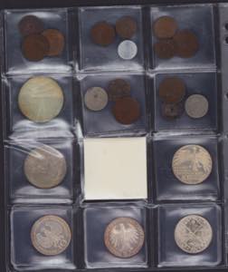Coin Lots: Latvia, Germany, Czechoslovakia, ... 