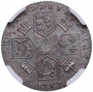 Great Britain 6 pence 1787 - Hearts - NGC AU ... 