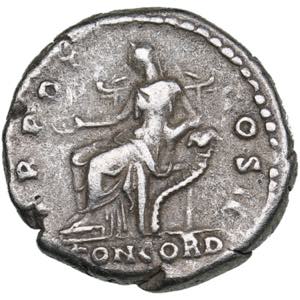 Roman Empire AR Denarius - Aelius, Caesar ... 