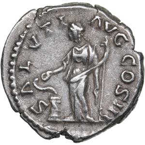 Roman Empire AR Denarius - Marcus Aurelius ... 