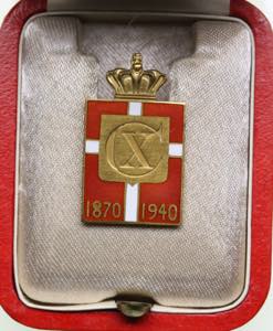 Denmark Gold Badge 1870-1940, Christian X - ... 