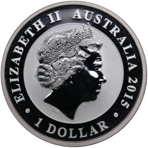 Australia 1 Dollar 2015 31.32g. PROOF
