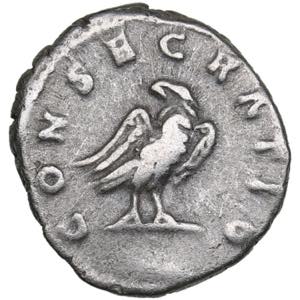 Roman Empire AR Denarius - Divus Antoninus ... 