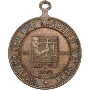 Estonia, Russia medal 1892 - 25 years of ... 